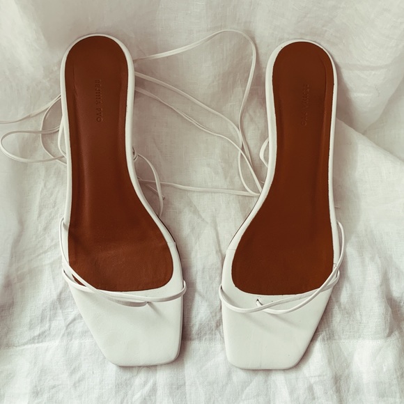 Rejina Pyo Shoes - Rejina Pyo Doris White Sandals 7